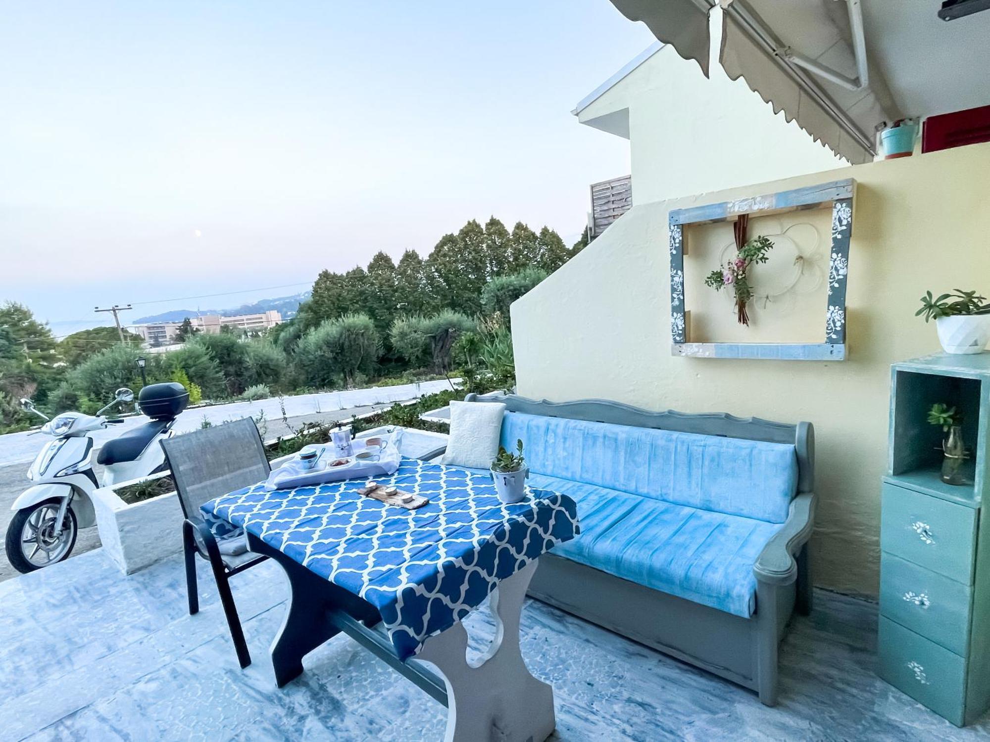 Braziliana Apartments Dassia  Bagian luar foto